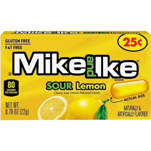 Mike & Ike Sour Lemon 22g
