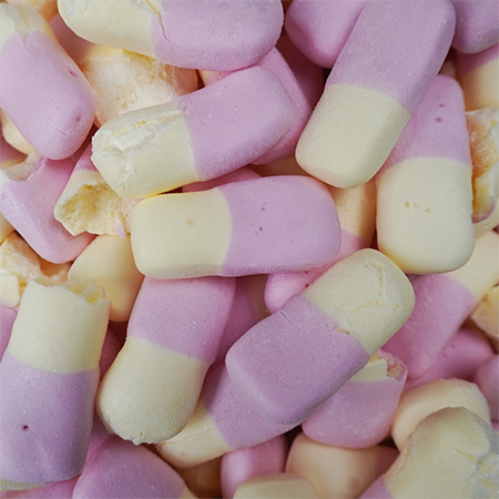 Freeze Dried Squishy Bites Rhubarb & Custard