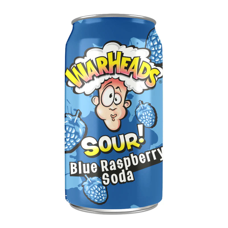 Warhead Sour Blue Raspberry Can 330ml