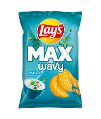 Lays Max Wavy Tzatziki