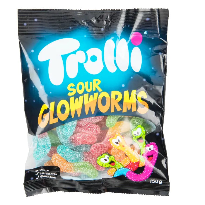 Trolli Sour Glowworms 100g