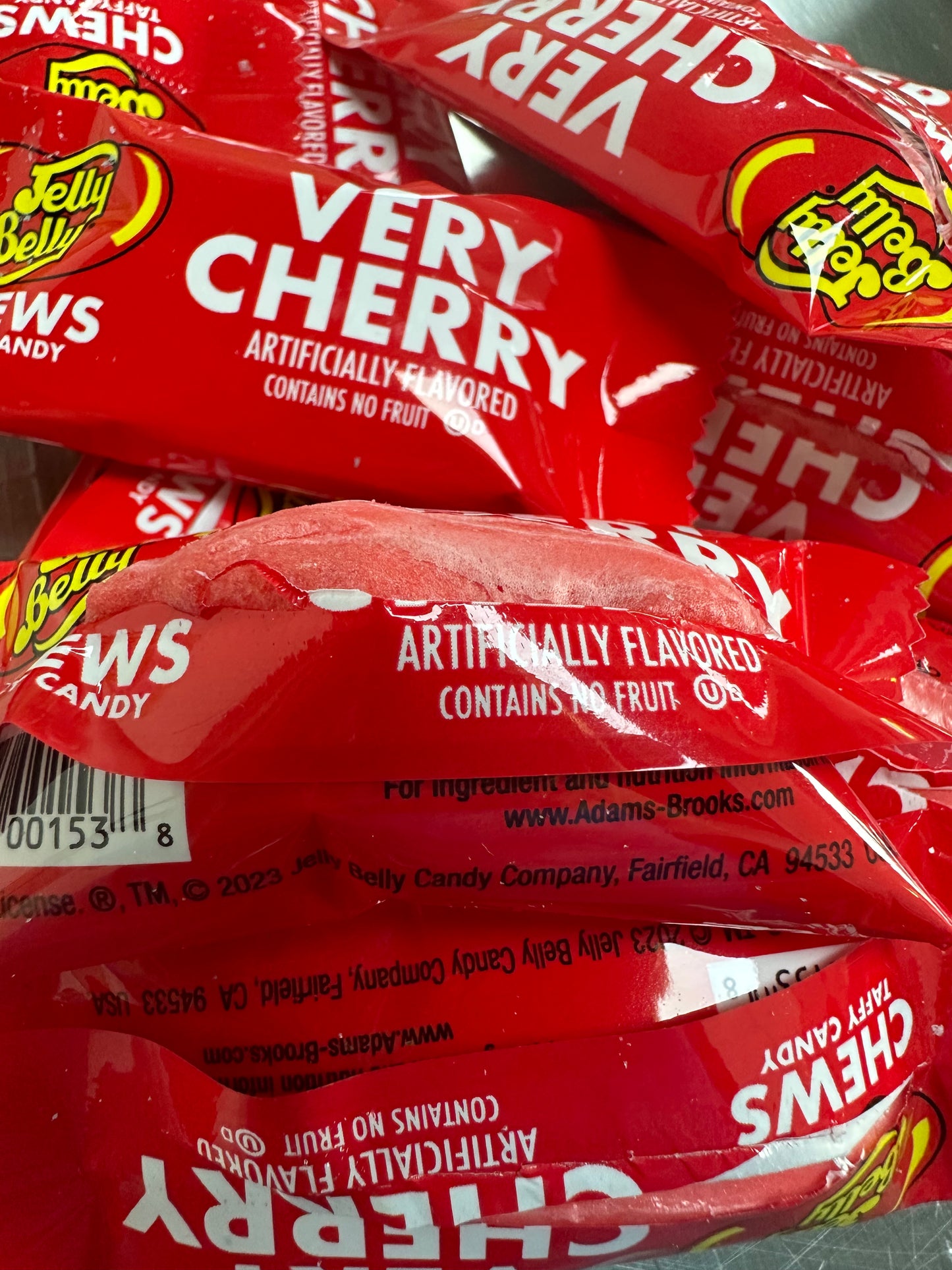Freeze Dried Jelly Belly Cherry Mini Chews