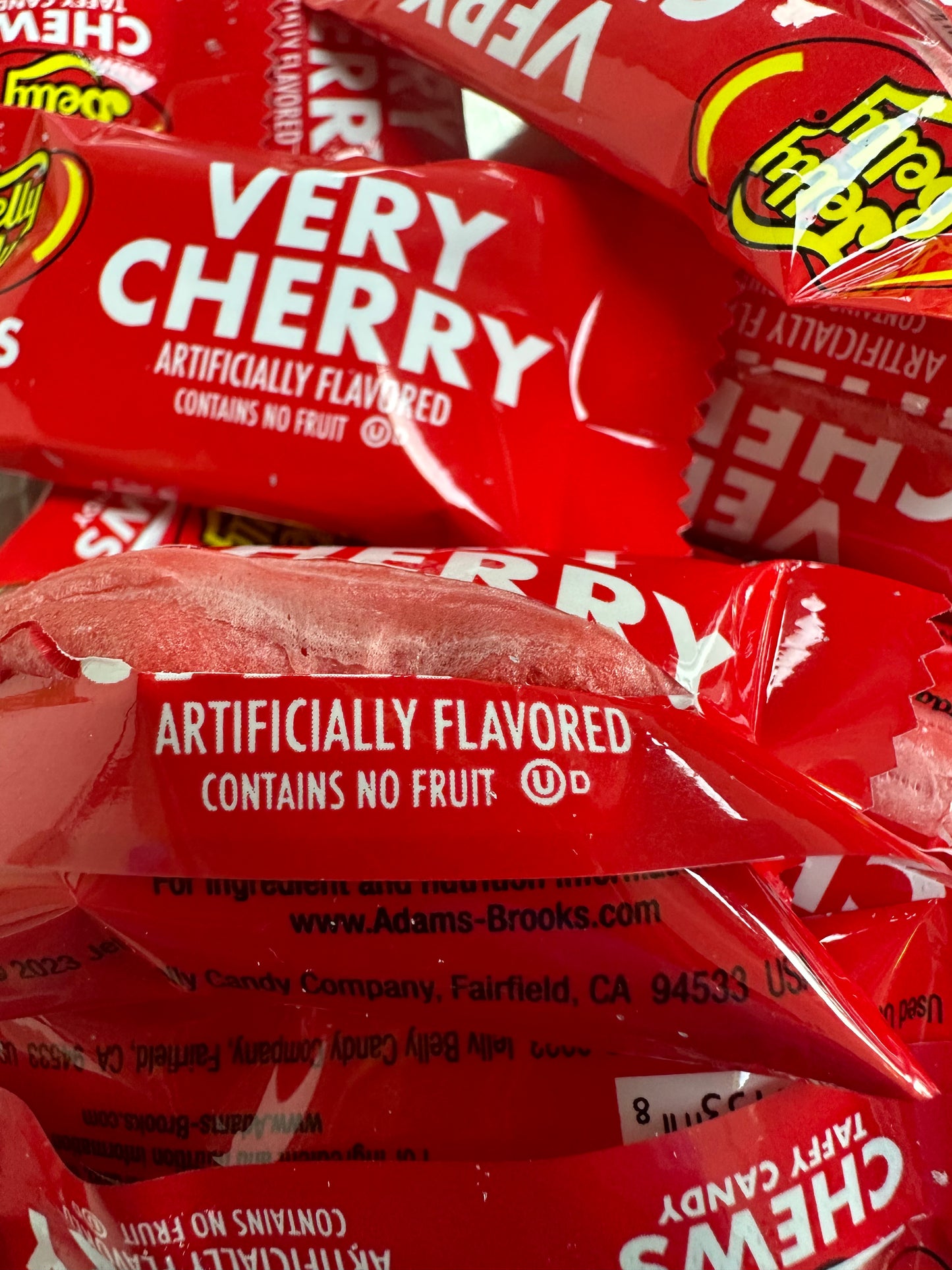 Freeze Dried Jelly Belly Cherry Mini Chews