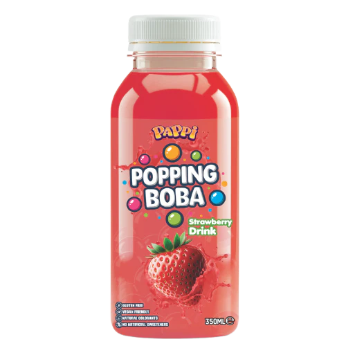 Pappi Strawberry Popping Boba 250ml