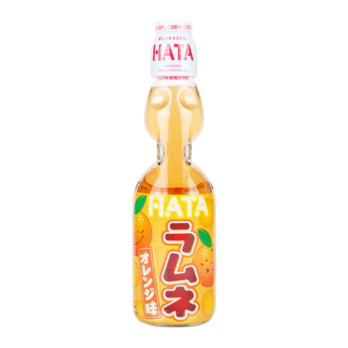 HATA Ramune - Orange (Glass) 200ml [Japan]