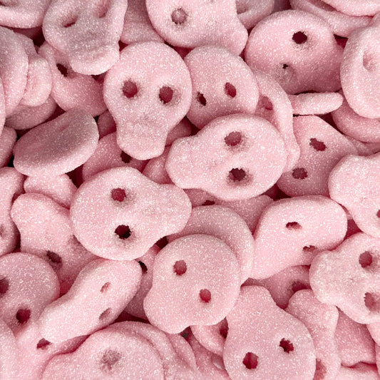 100g Fizzy Pink Skulls