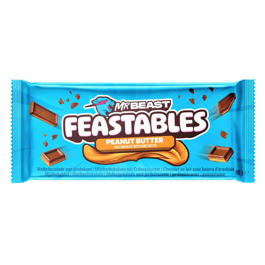 Feastables MrBeast Milk Chocolate with Peanut Butter 60g