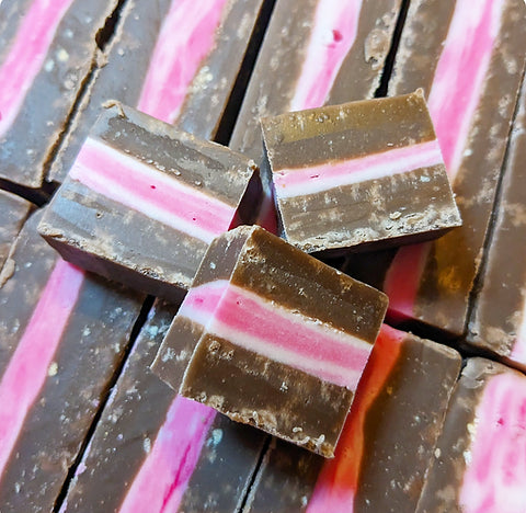 Jammy Wagon Wheel Fudge